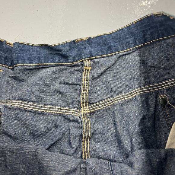 Vintage 60s Red Camel Dark Workwear Carpenter Jeans 40x24 - Picture 6 of 6